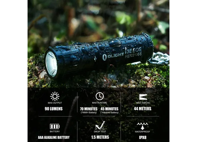 Ліхтар Olight I3E-EOS Black Фото 2